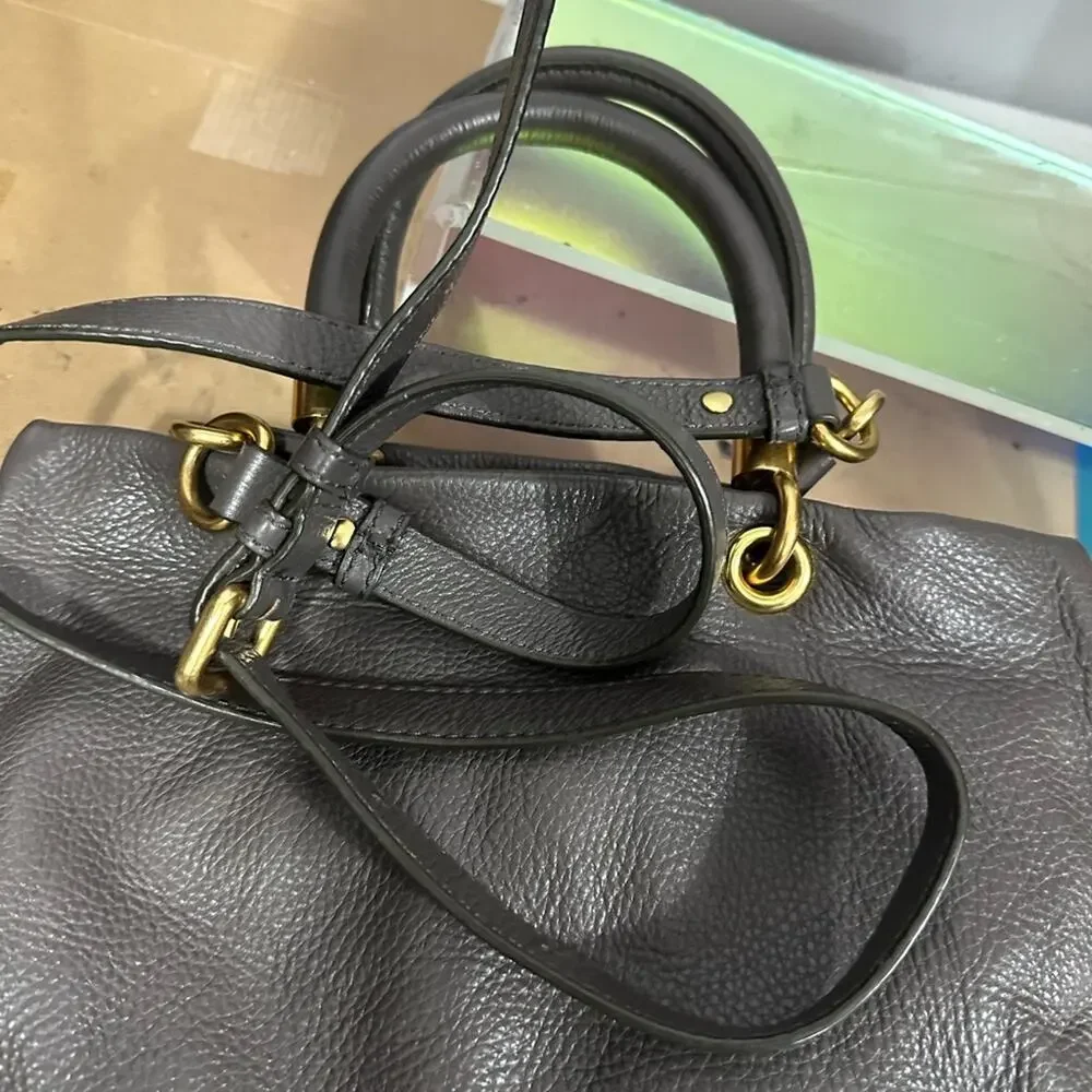 Excellent Marc by Marc Jacobs Too Hot to‎ Handle Shopper Gray Leather Bag